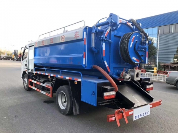 东风K7凯普特3.6水/4.8尘 8吨清洗吸污车(国六)